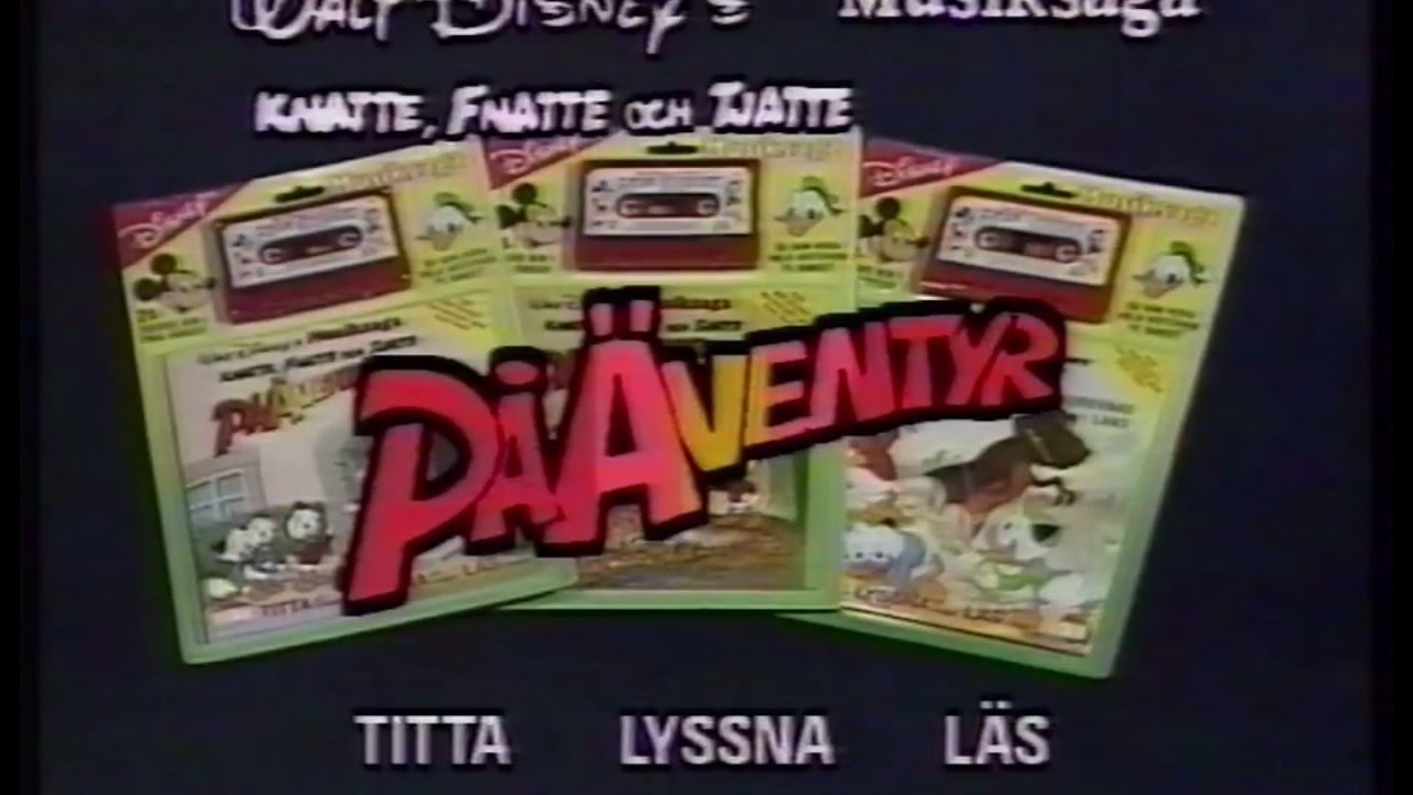 Knatte, Fnatte och Tjatte på äventyr - videoreklam till Musiksaga