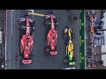 Amazing camera angle showing the top 3 cars at Monaco GP