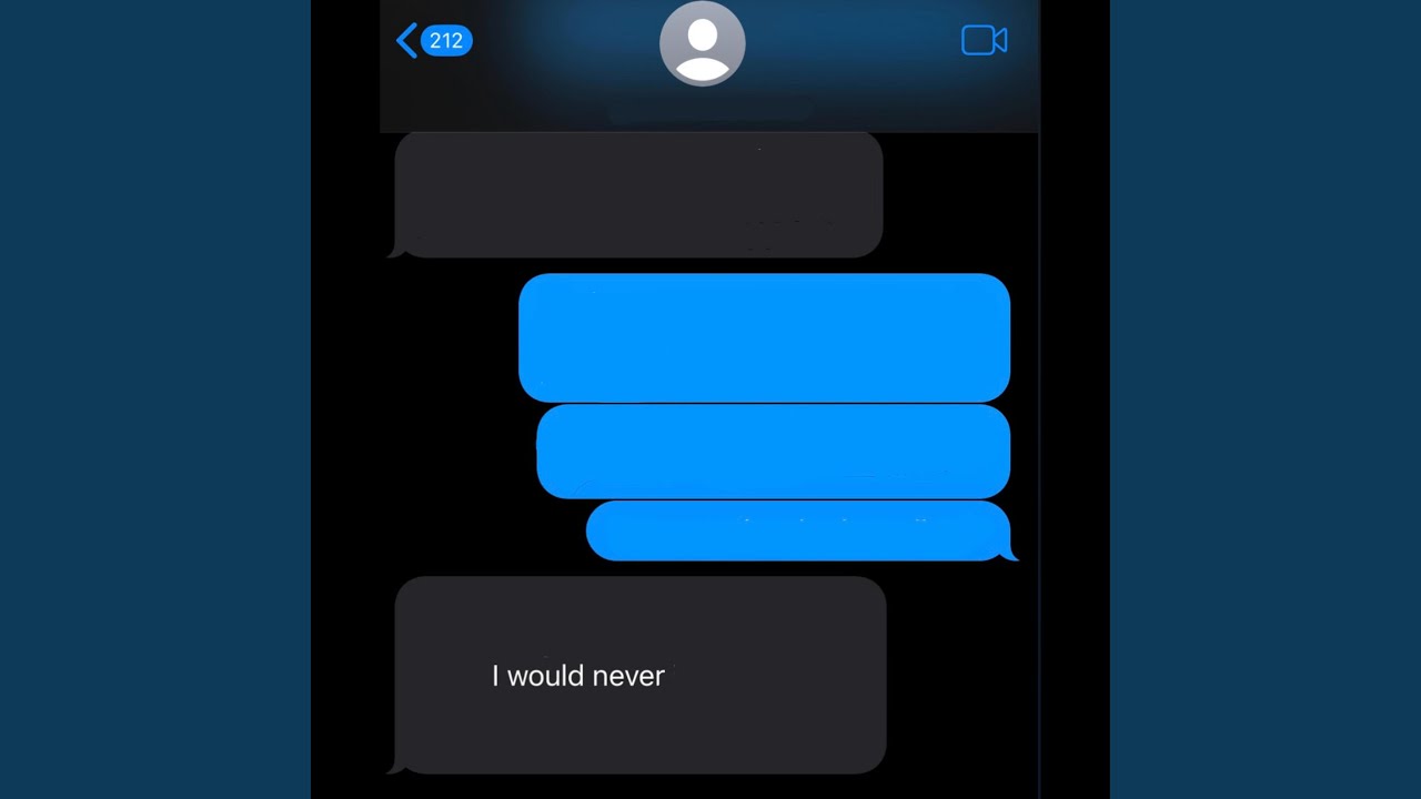 Watch I Would Never on YouTube Watch I Would Never on YouTube