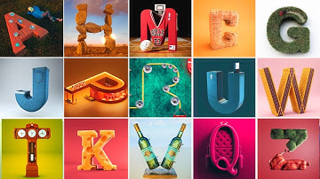36days of type 2022 - Alphabets Edition. A to Z Animated Alphabets