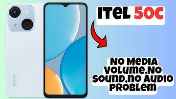 How to Solve No Media Volume,No sound,no audio problem itel 50c