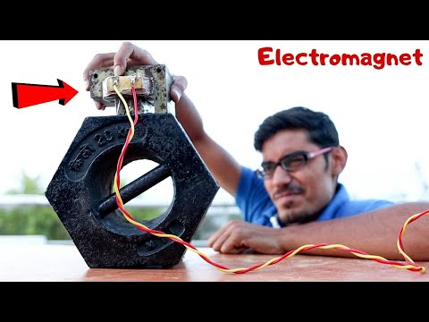 वीडियो: एक साधारण विद्युत चुंबक कैसे काम करता है?