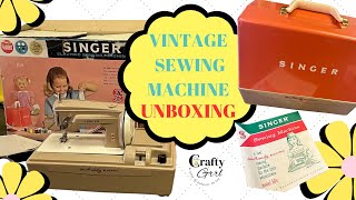 Does it still work? Unboxing my Vintage Sew Handy Singer Sewing Machine
