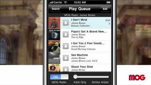 MOG iPhone Android Demo