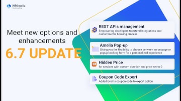 WordPress Appointment and Event Booking Plugin - Amelia 6.7 version