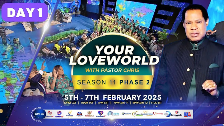 LIVE: YOUR LOVEWORLD SPECIALS WITH PASTOR CHRIS | SEASON 11 PHASE 2 DAY 1 | FEBRUARY 5 2025