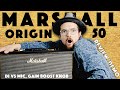 Marshall origin 50 review demo di vs mic gain boost