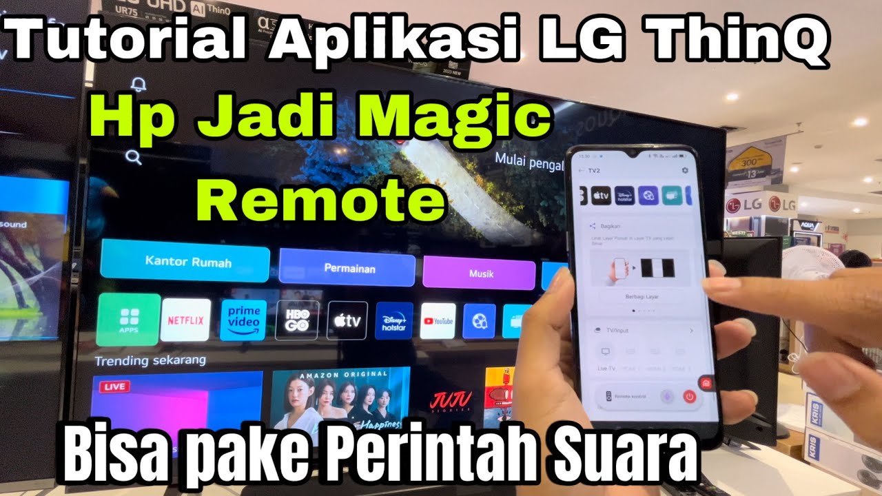 Tutorial Aplikasi Remote Tv LG ThinQ - YouTube