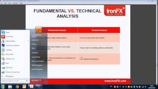 Forex Technical Analysis. Terminal MetaTrader 4. Technical analysis indicators. iRonFX