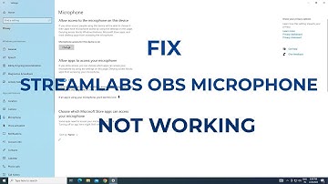 Fix Streamlabs OBS Microphone Not Working | 2023