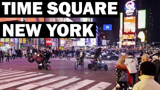 1000 DIRT BIKES TAKE OVER TIME SQUARE NEW YORK 2022