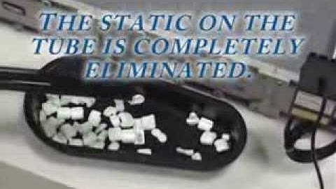 Ionizing Bar Removes Static from Parts