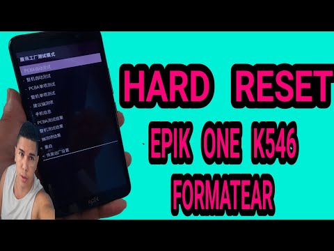 Formatear Epik one k546 rocket pro | Quitar contraseña patron | Hard Reset Remove password pattern