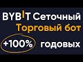 Торговый робот на бирже Bybit | Пассивный доход от 100% годовых на сеточной торговле Bybit