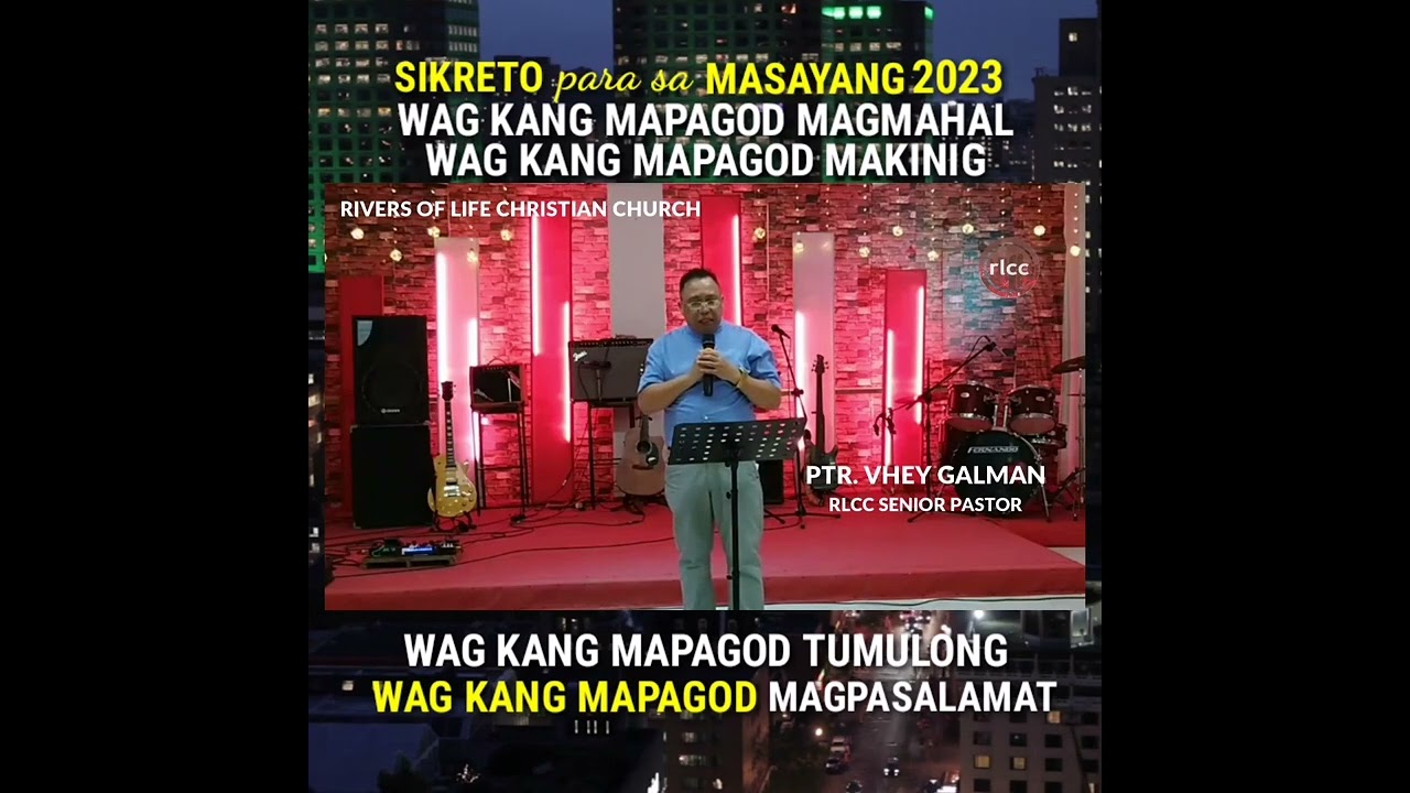WAG MAPAGOD MAGMAHAL...MAKINIG... TUMULONG...AT MAGPASALAMAT | PTR VHEY GALMAN