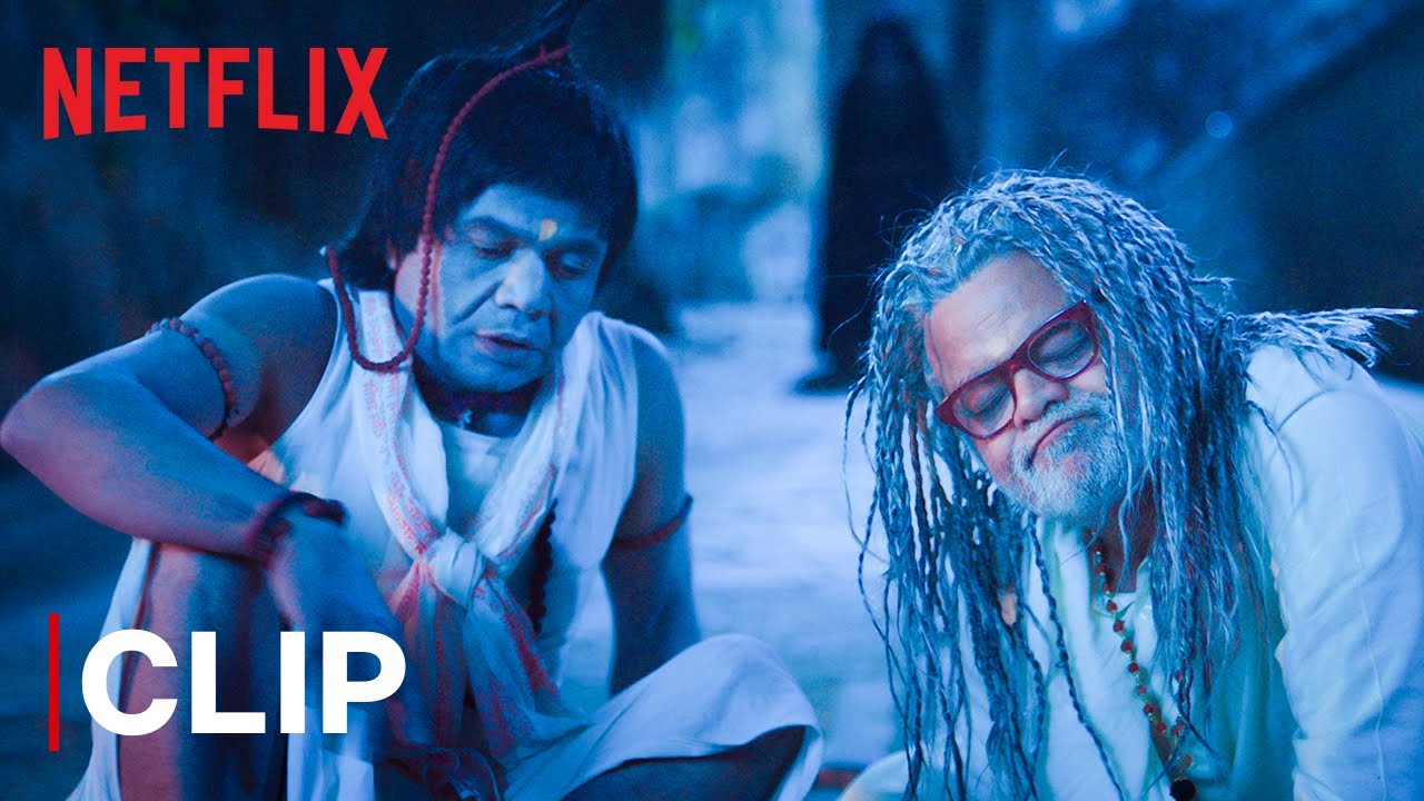 Manjulika Scares Sanjay Mishra  Rajpal Yadav  Bhool Bhulaiyaa 2  Netflix India