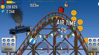 Hill climb racing gameplay walkthrought (turbo diesel 4×4) screenshot 3