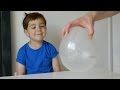 Noisy coin in a balloon kids experiment