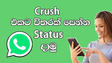 How to Share WhatsApp Status only with specific people in Sinhala