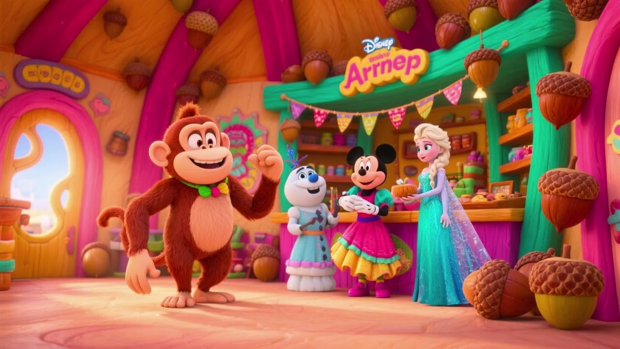 🌰 Магазин желудей Эльзы, часть 3 | Весёлое и причудливое приключение в джунглях 🐵✨