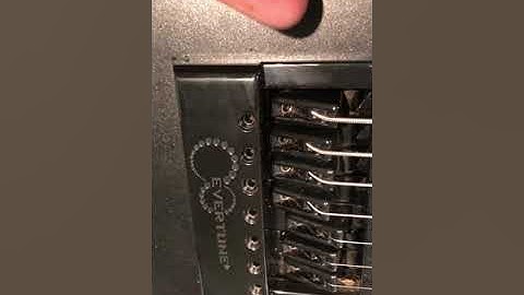 How to set up and tune the Evertune guitar bridge