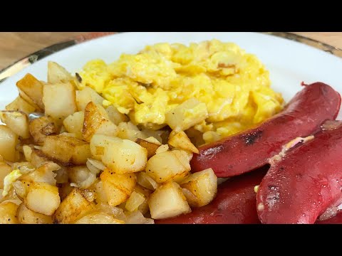 HOW TO MAKE A FULL BREAKFAST USING ONLY ONE SKILLET ???? /OLD SCHOOL BIG  COUNTRY BREAKFAST SEGMENT - YouTube