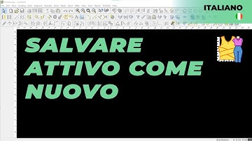 Italiano - Save Active As New | TUKAdesign Video Help | CAD Pattern Making Software | Italian