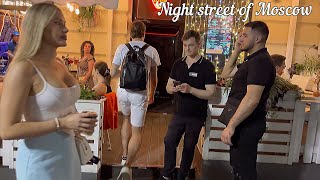 BEAUTIFUL GIRLS🔥👍NIGHT STREETS OF MOSCOW. Ночная жизнь русских девушек🤩на ночных улицах Москвы