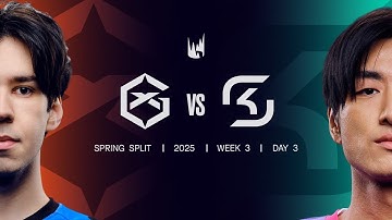 GX v SK | 2025 LEC Spring | Week 3 Day 3 | GIANTX vs. SK Gaming Game 2