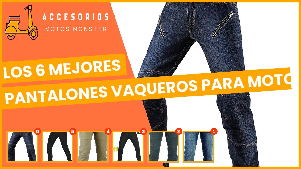 Los 6 mejores pantalones vaqueros para moto - YouTube