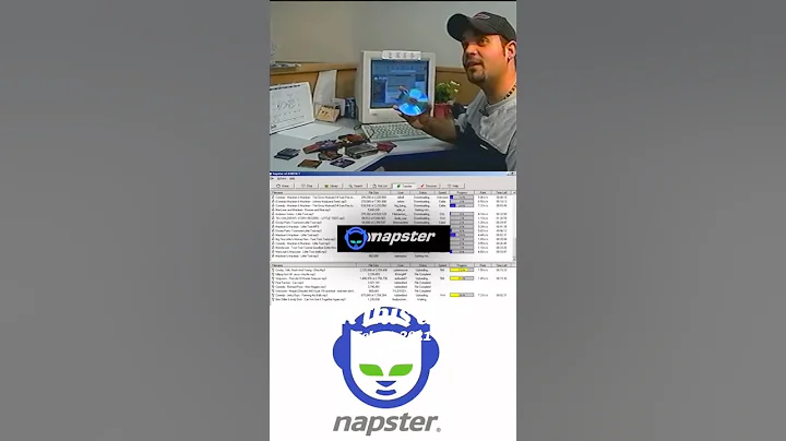 That time when Napster was a thing. #nostalgia #retro #2000s #music #download