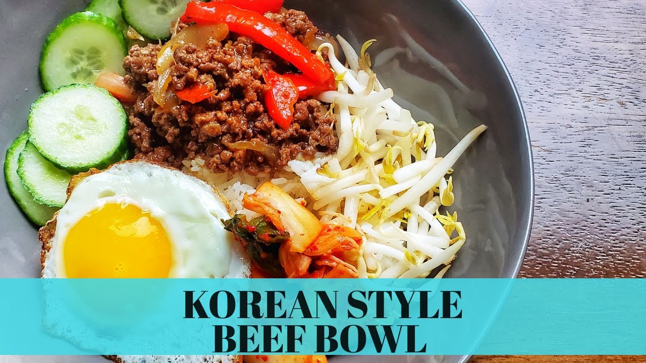 GROUND BEEF BULGOGI BOWL RECIPE Easy ground beef recipes