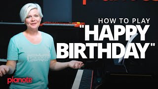 How To Play Happy Birthday On The Piano (Basic \& Jazzy Version)