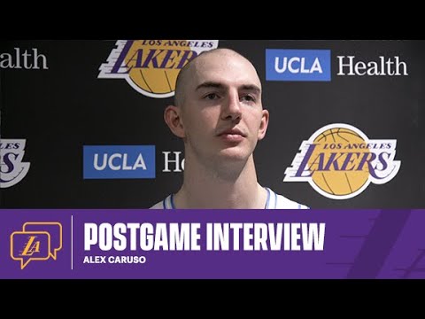 Lakers Postgame: Alex Caruso (4/6/21)