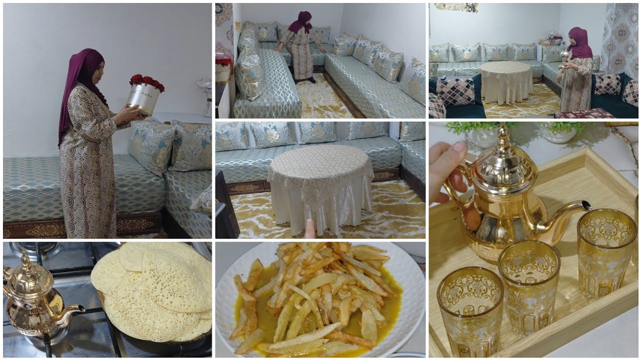 جايين عندي ناس بنتي وخاصني كل حاجة تكون محطوطة في بلاصتها 🥰 تاويل والنقاء اهم حاجة❤️