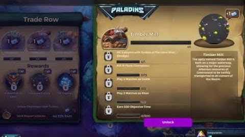 Paladins "Beach Bash" Event Pass - Trials Of The Realm: Trade Row Challenges