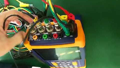 Wiring Vedio for Handheld Three Phase Energy Meter Field Calibrator
