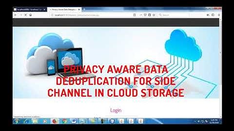 Data Deduplication for Side Channel in Cloud Projects