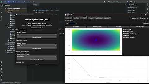 Honey Badger Algorithm demo application