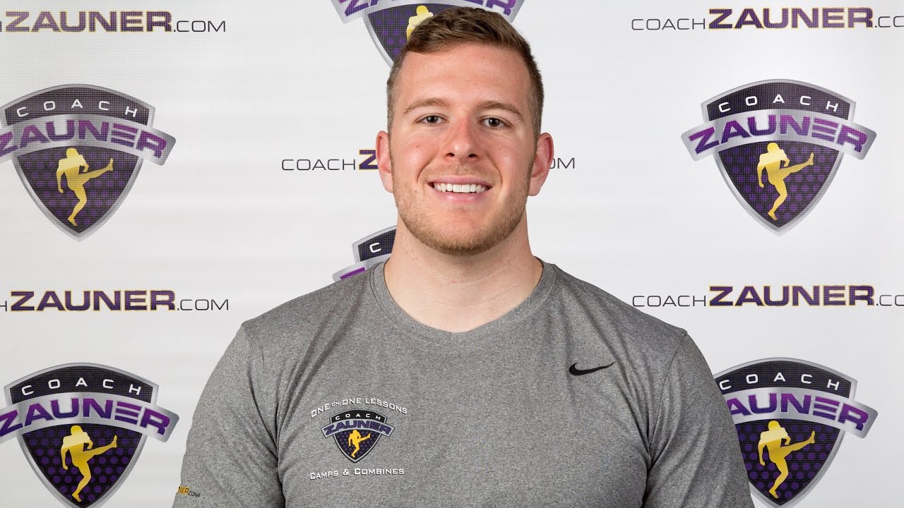 Scott Daly (U. of Notre Dame) Snapping Workout at Coach Zauner's 2017 College Senior Combine