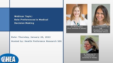 Role Preferences in Medical Decision Making