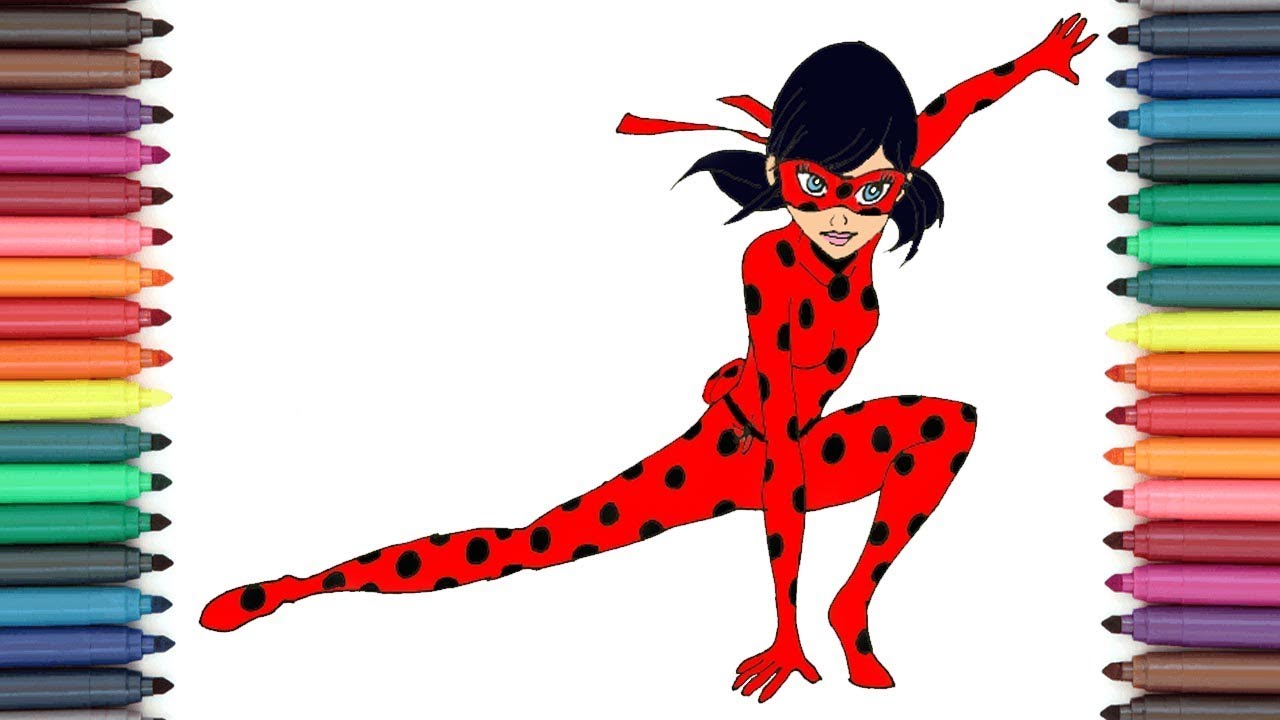 How To Draw Miraculous Ladybug Step By Step | EASY DRAWING TUTORIAL