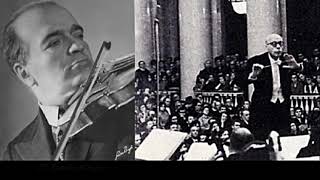 BRONISLAW HUBERMAN. E. Lalo - Symphonie espagnole, Op.21 [Wiener PO, G. Szell] June, 1934