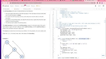 Leetcode 545  Boundary of Binary Tree
