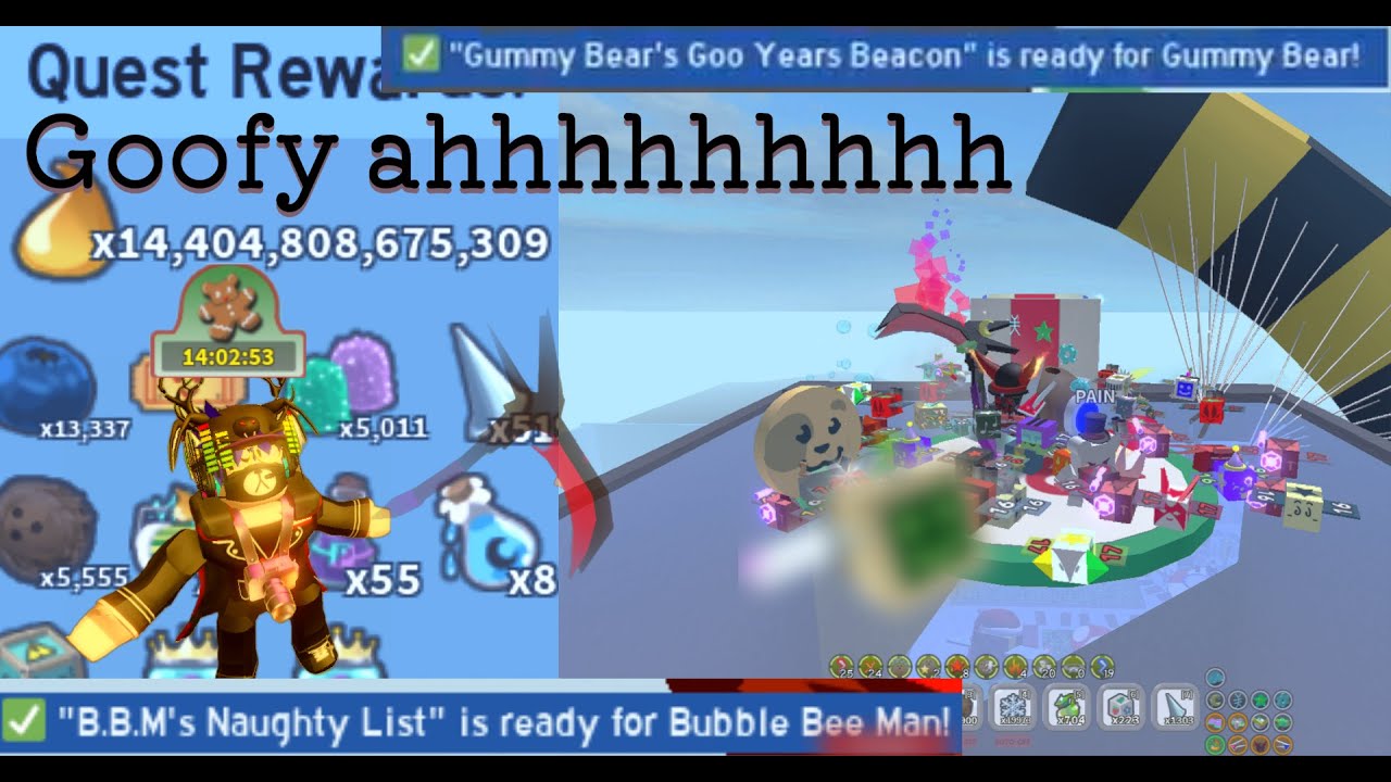 All my journey in roblox bee swarm simulator so great and goofy ahh