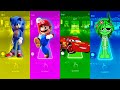Sonic 🆚 Mario 🆚 McQueen 🆚 Sprunki 🪩 Tiles Hop Edm Rush 