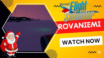 Low Visibility Snowy Landing | Rovaniemi Airport | EasyJet A320