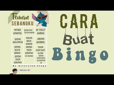 Video: Bagaimana cara membuat bingo sendiri?