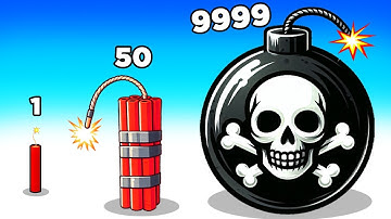 MAX LEVEL EXPLOSIONS! - Merge Bombs 3D