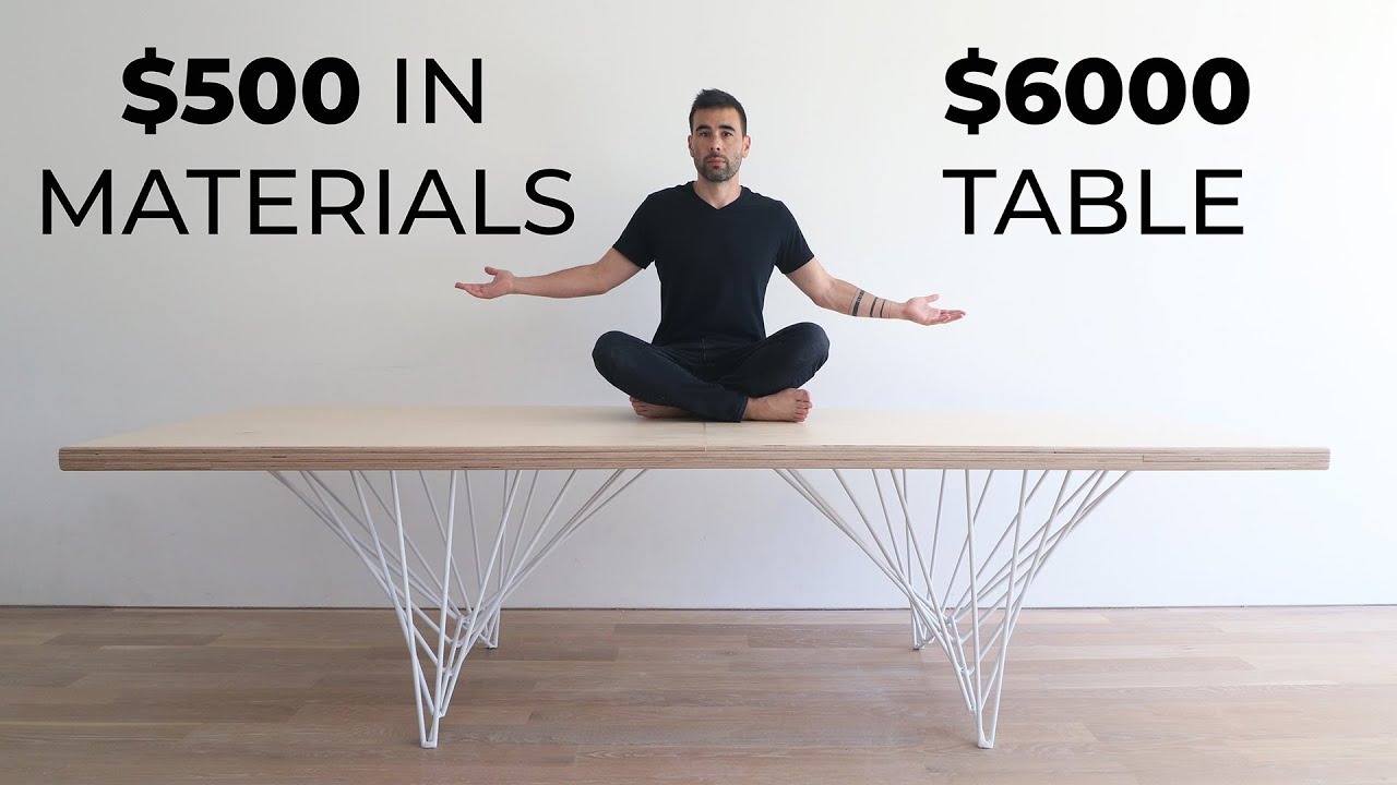 $500 in Materials to make a $6000 Table